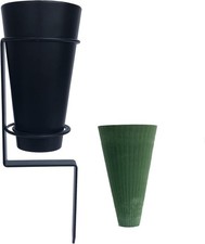 Cemetery Flower Vase with Stake, Grave Vase with Floral Foam  Grave vases for Cem