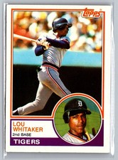 1983 Topps #509 Lou Whitaker