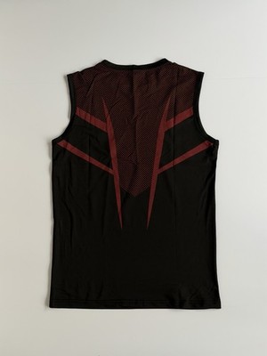 GYMSHARK Onyx 5.0 V5 Tank - RED/BRAND BLUE - SLEEVELESS - M/L FAST