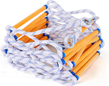 Emergency Fire Escape Ladder, 32.8FT Rope Ladder, Flame Resistant Safety