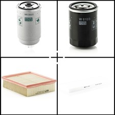 Mann-Filter Filterset, Inspektionspaket für VW PASSAT B2 Variant PASSAT B1