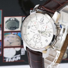 Tissot PRC200 Chronograph T17.1.516.32 NOS 39mm White Dial Full Set