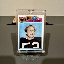 1977 Topps Football Mike Webster RC Rookie #99 Rare Pittsburgh Steelers HOF Star