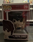 Funko Pop! Vinyl: Death Note - L (w/ Cake) - Hot Topic (Exclusive) #219