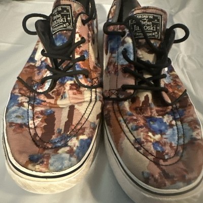Size 11.5- Nike Zoom Stefan Janoski PR Zoom Digi Floral Blue 