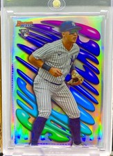 Anthony Volpe RARE ROOKIE REFRACTOR INVESTMENT CARD SSP BOWMAN CHROME YANKEES. rookie card picture