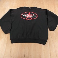 University of Nebraska Huskers spellout crewneck sweatshirt XL vtg 90s usa made
