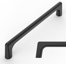 30 Pack Matte Black Cabinet Pulls 5 Inch 128MM Hole Centers Kitchen Cabinet
