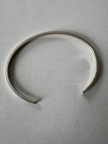 Le Gramme 7g Bracelet Slick Brushed 925 Black/sterling Silver -M - Picture 5 of 5