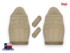 Synthetic Leather Tan Front Seat Covers 1999 For Ford F150 Lariat Super Crew Cab