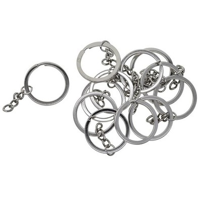 12 Stücke Metall Split Keychain Ring Teile Machen Sie Ihre eigenen