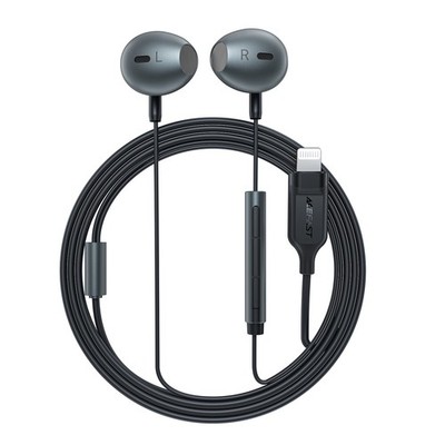 In-Ear-Kopfhörer für iPhone und iPad mit Lightning-Anschluss, 1,2 m, schwarz
