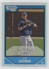2007 Bowman Chrome Prospects Refractor 144/500 Jesus Guzman #BC66 sh7