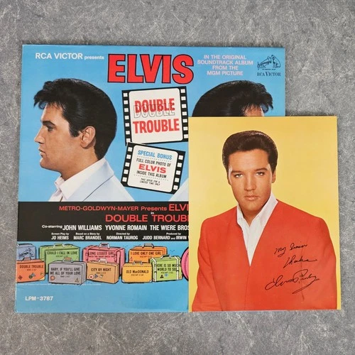 ELVIS PRESLEY / "Double Trouble" / RARER Monaural / w-bonus photo / 1967 / NM