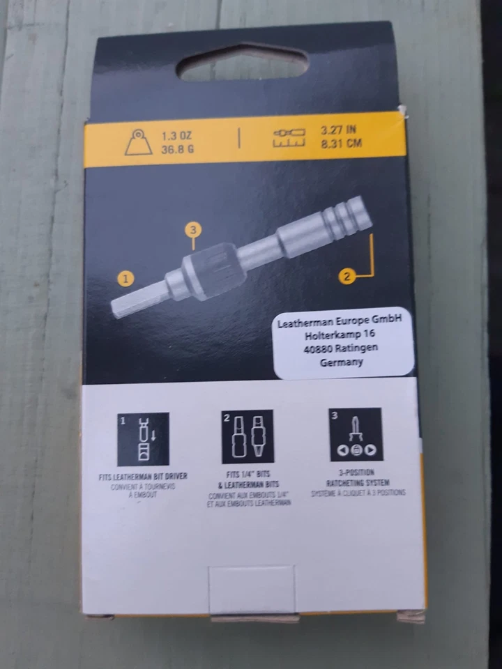 NEU Leatherman RATCHET DRIVER Ratschen Aufsatz für Multitools Skeletool Signal - Bild 2 von 4