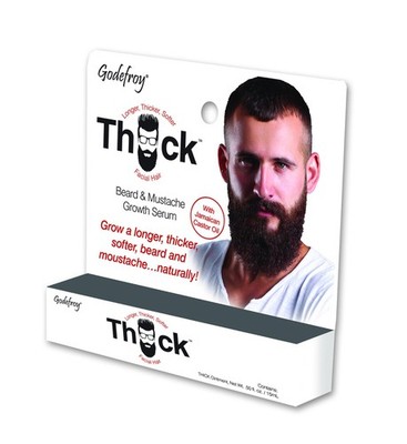 Godefroy Thick Beard and Mustache Growth Serum, 15 ml 0.51 Fl Oz (Pack of 1) 
