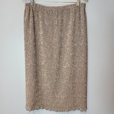 Vtg Maxi Skirt Sz XL Boho Fairy Grunge 90s Granola Crinkle Ditsy Floral Pull On