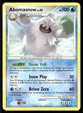 2008 Pokemon Abomasnow Rare Stormfront 12/100 NM