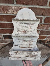 🥄⭐️Vtg Wooden Spoon Holder Holds 12 Spoons w Storage Bin 10.5in x 22in x 5.5in