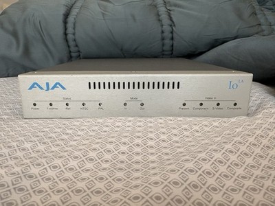 AJA Io LA External Video Capture Device 10-bit Analog Uncompressed Breakout Box