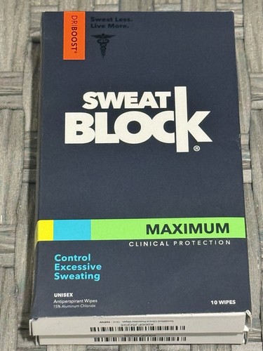 SweatBlock Antiperspirant Wipes - Thumbnail 2