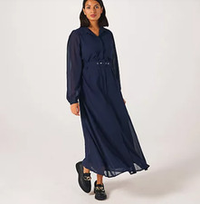 ONLY Shirt Dress Buckle Belted Navy Only Our Story New bx17 Size Small
