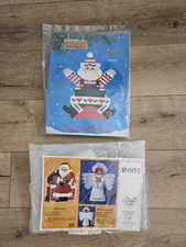 Lot Of 2 NEW Vintage Creative Circle Kit 2601 Angel & Titan Candy Holder