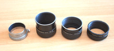 Leitz Leica Fison Sun Visor Lens Hood for Elmar 50mm & 3 Spacers