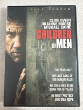 Children of Men DVD 2007 Full Screen Clive Owen Julianne Moore Michael Caine