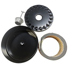 1X 1" NPT Air Compressor Intake Filter Silencer Assembly Metal Housing & Element