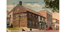 1945 Luray Museum VA Linen Postcard War Bonds Cancel Grand Trip Family Message