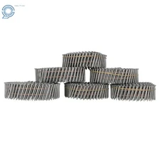 3600 Pack Ring Shank Galvanized 1-1/4" x 0.092" Collated Wire Coil Siding Nails