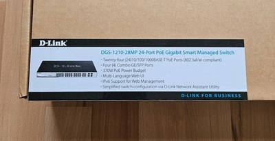 D-Link DGS-1210-28MP Smart+ Managed Switch [24x Gigabit Ethernet, 4x Gb
