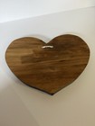Raggedy Ann and Andy Wooden Heart Plaque Handmade Hand Painted Signed Bennie Kay — photo 5
