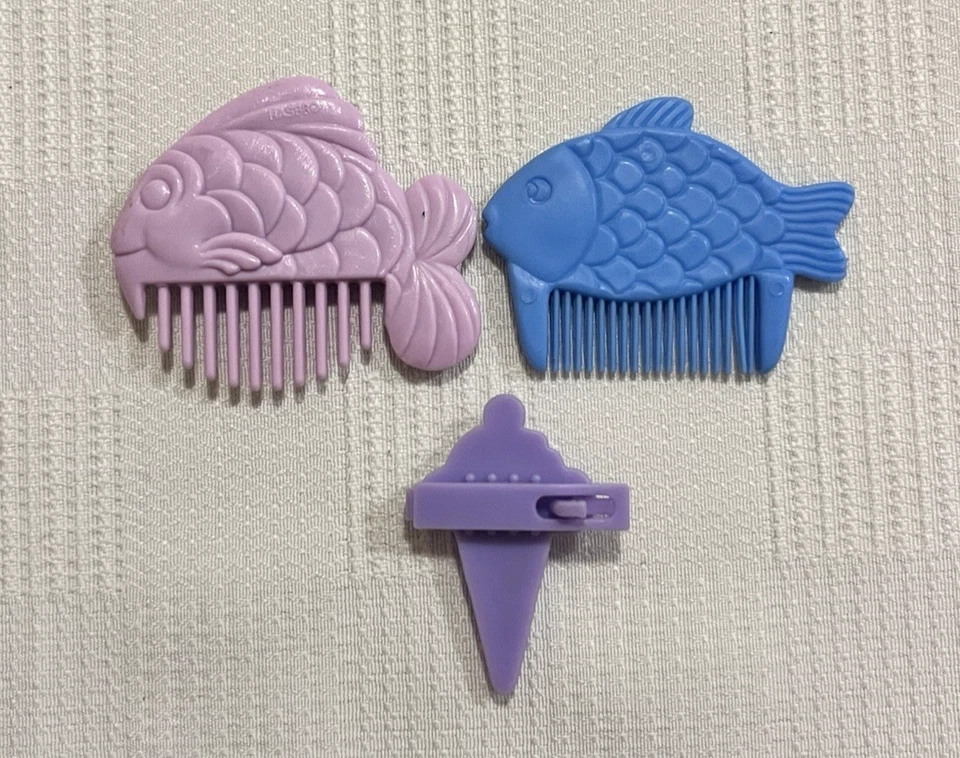 Peine brumoso My Little Pony G1 azúcar dulce pasador pony y peine arenoso Sea Wees Foto 2 de 2