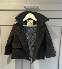 Zara Boys Navy Warm Duffle Coat, age 2-3