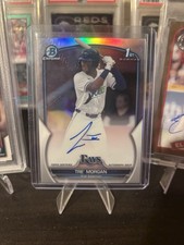 2023 Tre Morgan Bowman Draft Prospects Chrome 1st Auto Refractor /499 #CDA-TMO
