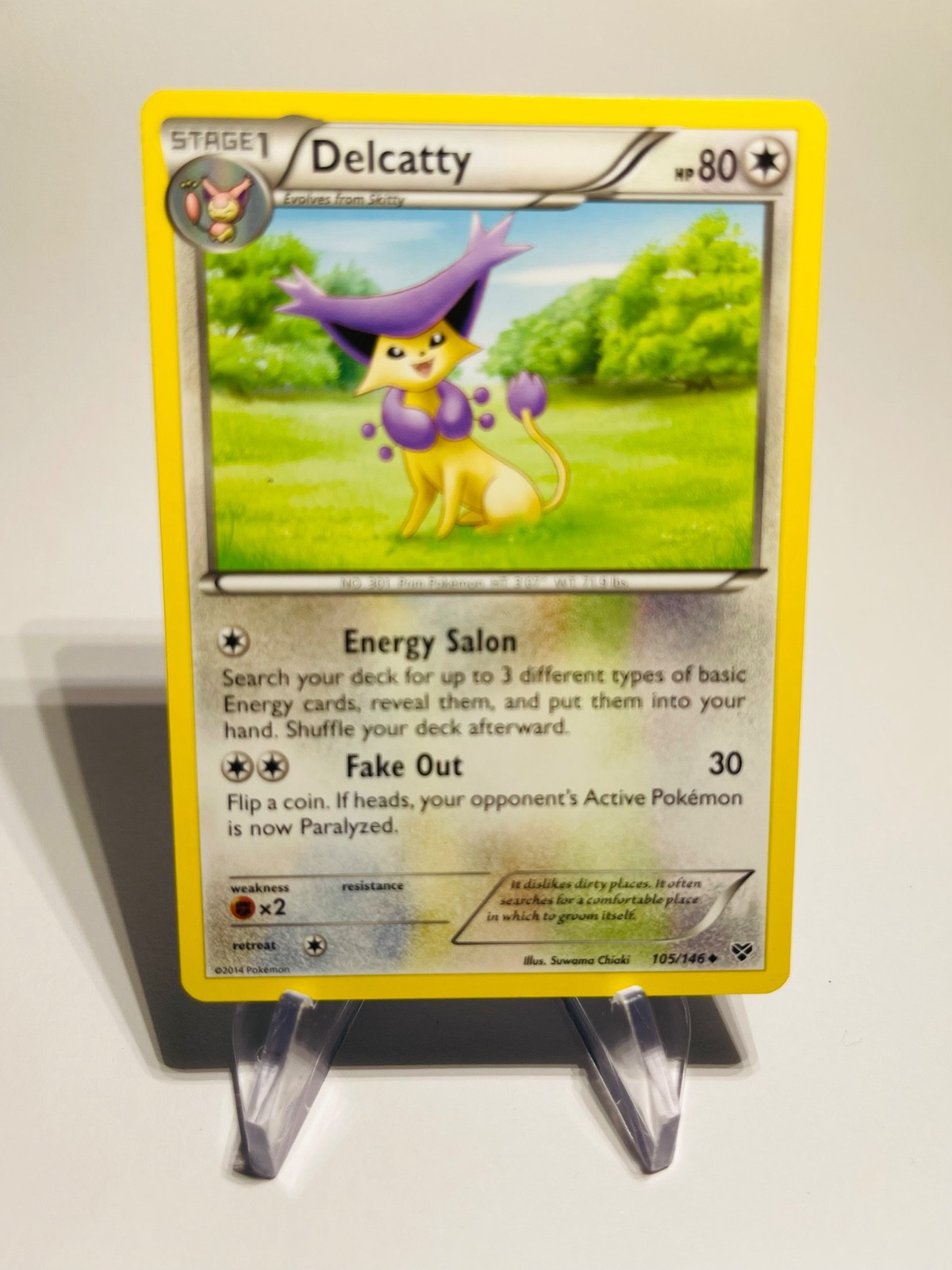 DELCATTY 2014 Pokemon XY Base Set  Uncommon POKÉMON 105/146