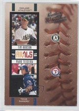 2005 Donruss Leather & Lumber Rivals 544/2000 Tim Hudson Mark Teixeira #R-3 9vn