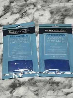 Global Beauty Care Hydrogel Face Mask, Pack Of 2