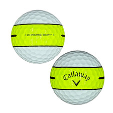 Callaway Chrome Soft 360 Stripe Yellow AAAA Near Mint 36 Used Golf Balls 4A