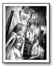 LOVELESS - "INVINCIBLE" 12 X 9 matita su tavola arte realistica