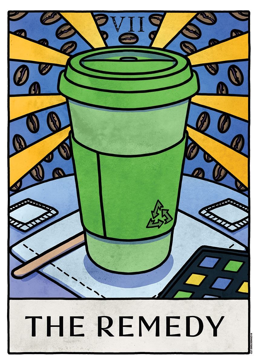Laminated Deadly Tarot Life - The Remedy Mini Poster