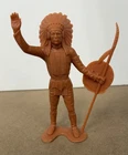 Louis Marx Co 6” INDIAN CHIEF vintage plastic figure 1964