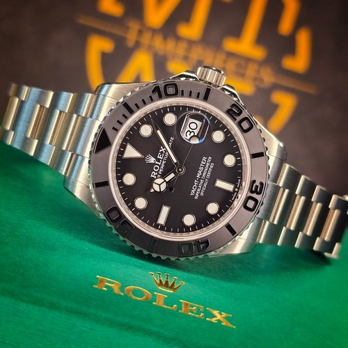 ROLEX YACHT-MASTER TITANIUM 42MM RLX Ti 226627 INTENSE BLACK DIAL  WARRANTY B&P