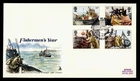 DR WHO 1981 GB FDC FISHERMENS YEAR MERCURY CACHET COMBO R25189