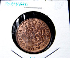 1764 PORTUGAL 3 REIS RULER JOSÉ I KM 241.1 Portuguese Coin