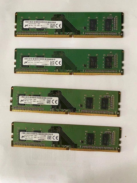 メモリー DDR4 16GB/4枚 4GB/12枚 2666/2400他ジャンク 16GB 4 Module Computer RAM for sale | eBay