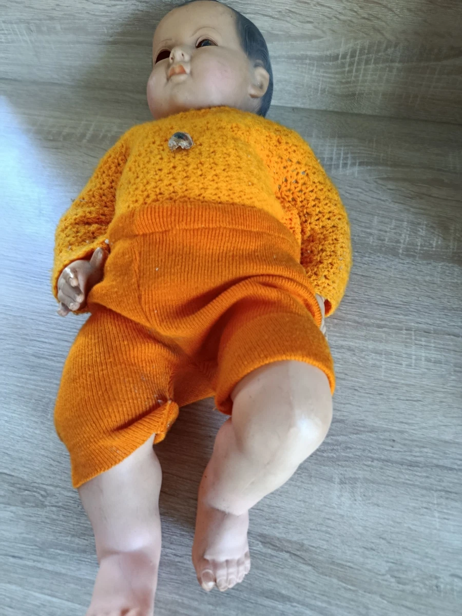 Poupées de toujours : poupée Celluloïd 50 cm inconnue