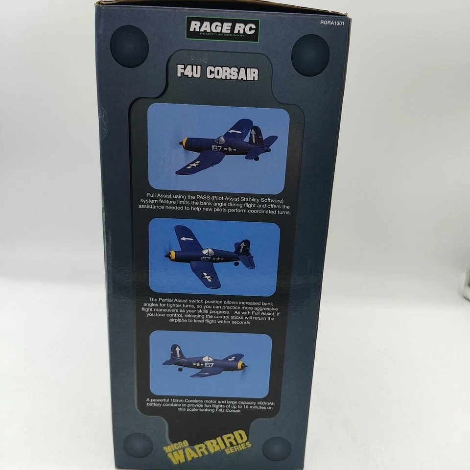Rage R/C - F4U Corsair Micro RTF Airplane with PASS System - Image 2 of 4